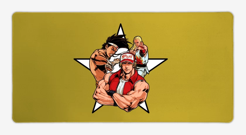 Mouse pad Gamer Amarillo de Fatal Fury Star