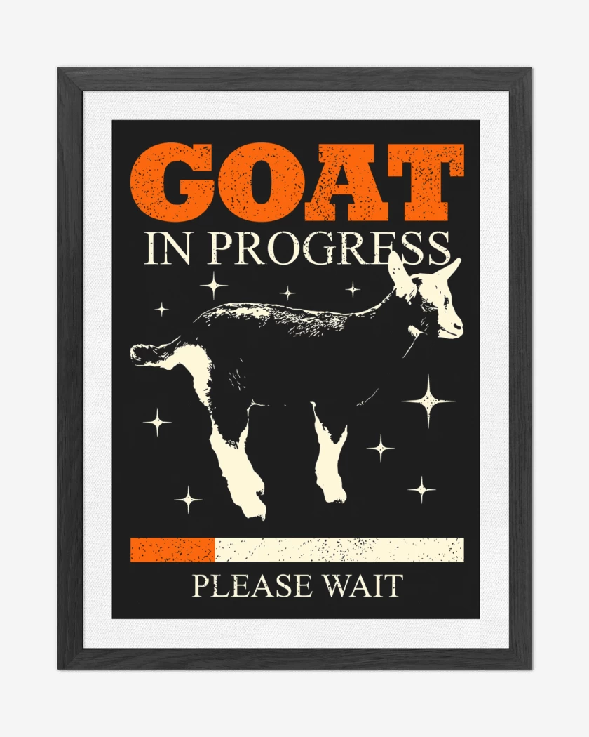 Cuadro decorativo Negro de GOAT