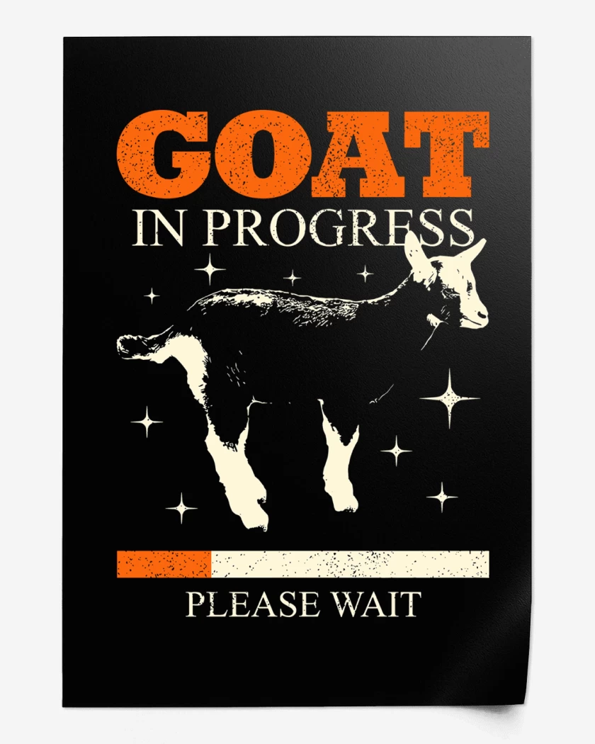 Print Negro de GOAT