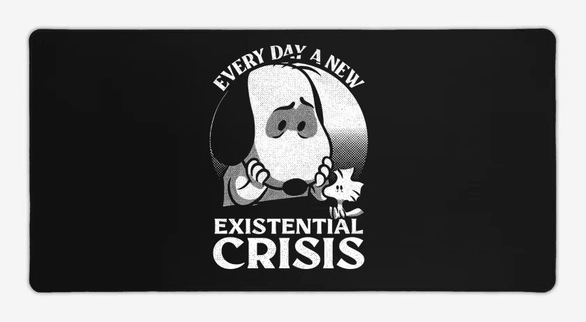 Mouse pad Gamer Crisis Existencial