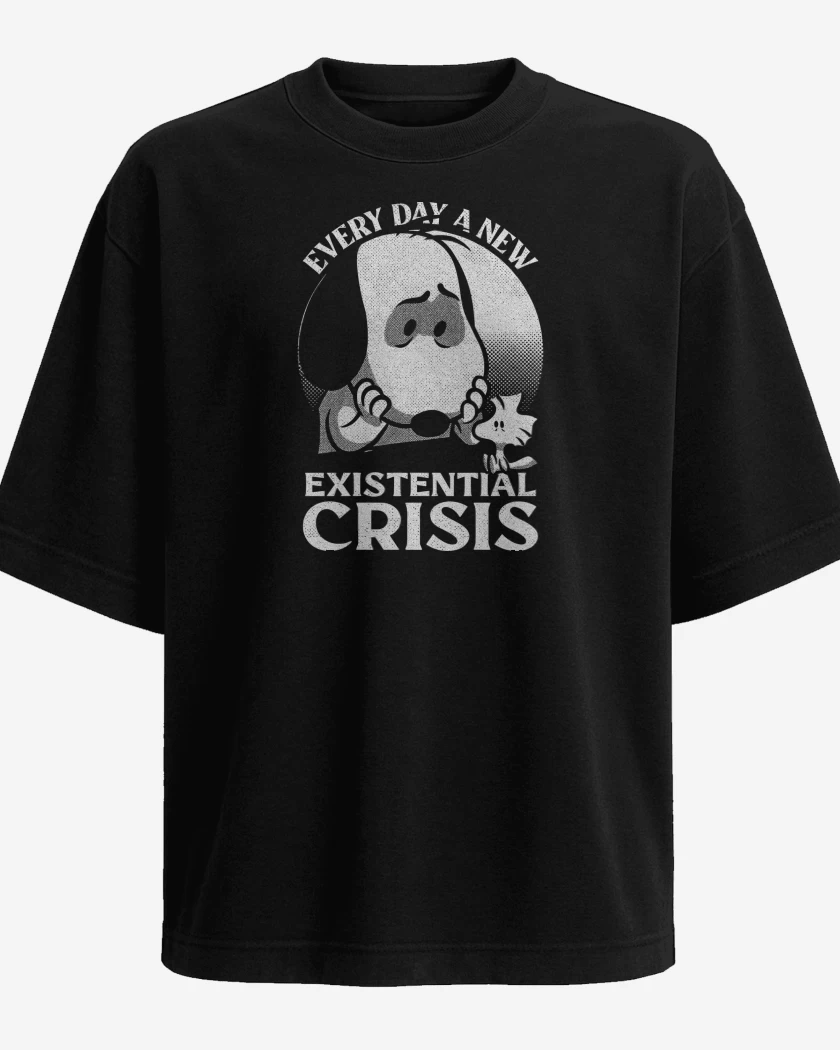 Polera Oversize Crisis Existencial