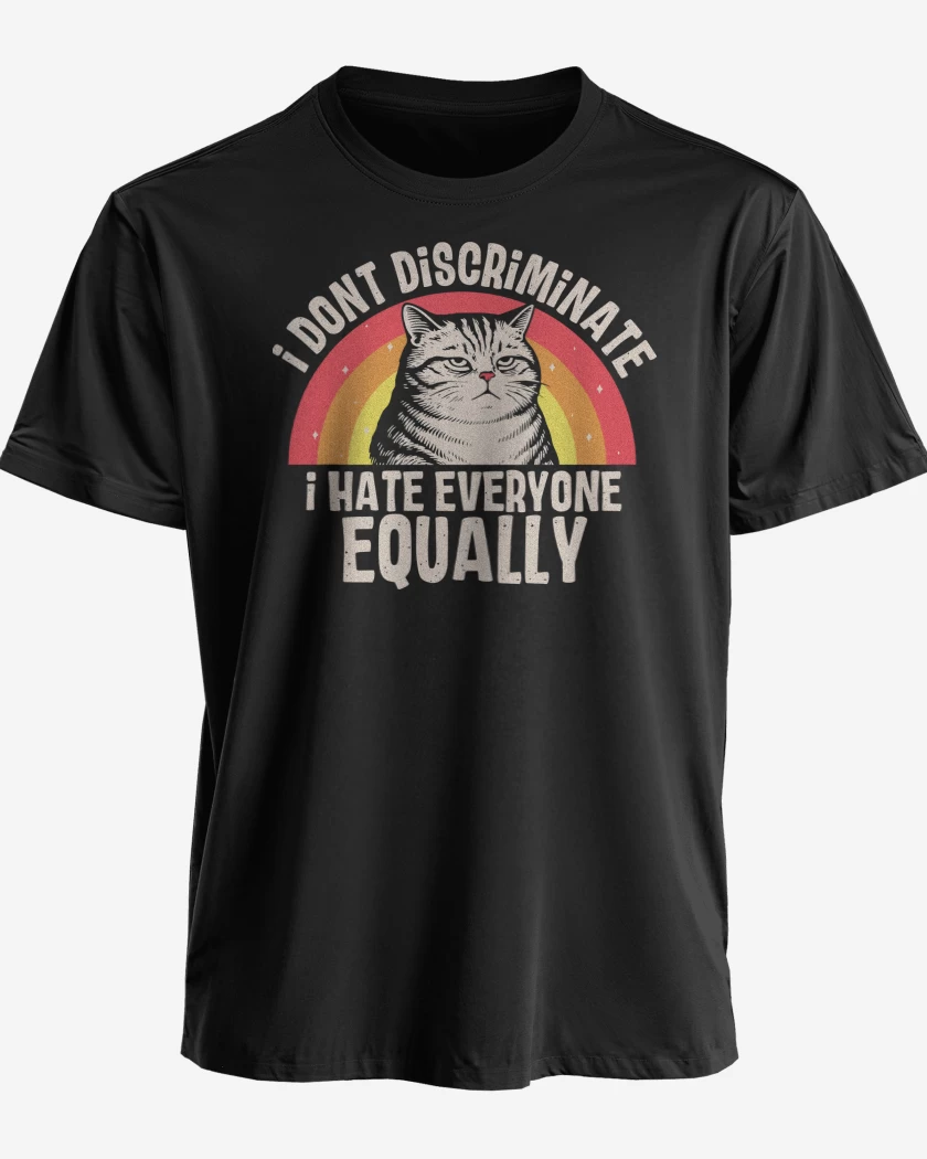Polera premium Negro de Los Odio por Igual