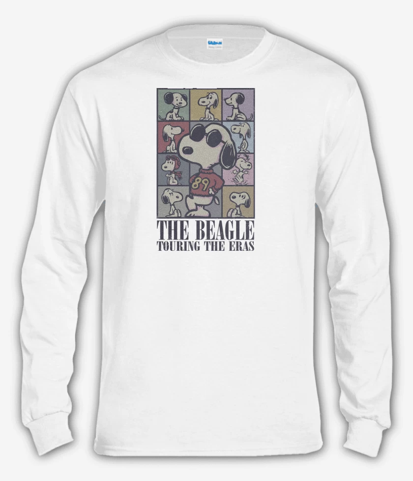Polera manga larga Blanco de Snoopy Eras 