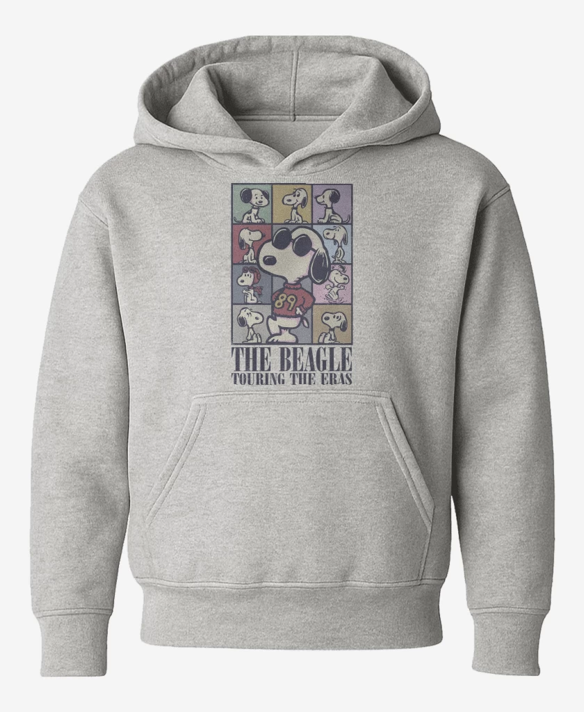 Poleron de niño Gris Melange de Snoopy Eras 