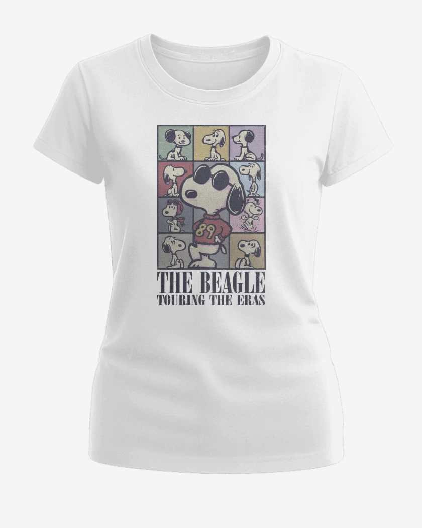 Polera de Mujer Blanco de Snoopy Eras 
