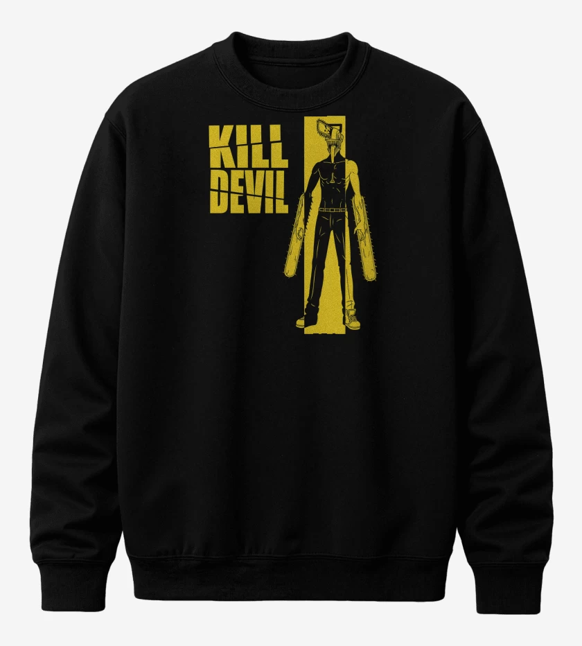 Poleron polo Negro de Kill Devil