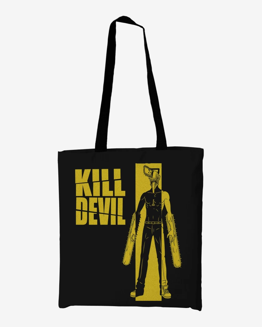 Totebag Negro de Kill Devil