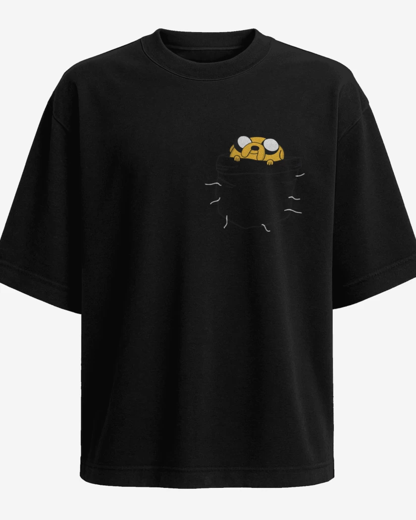 Polera Oversize Jake de bolsillo