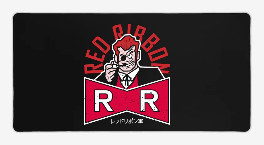 Mouse pad Gamer Negro de La Patrulla Roja