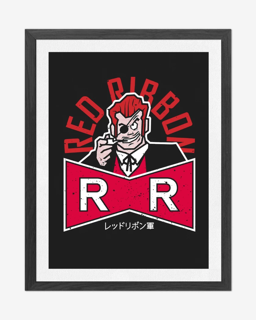 Cuadro decorativo Negro de La Patrulla Roja