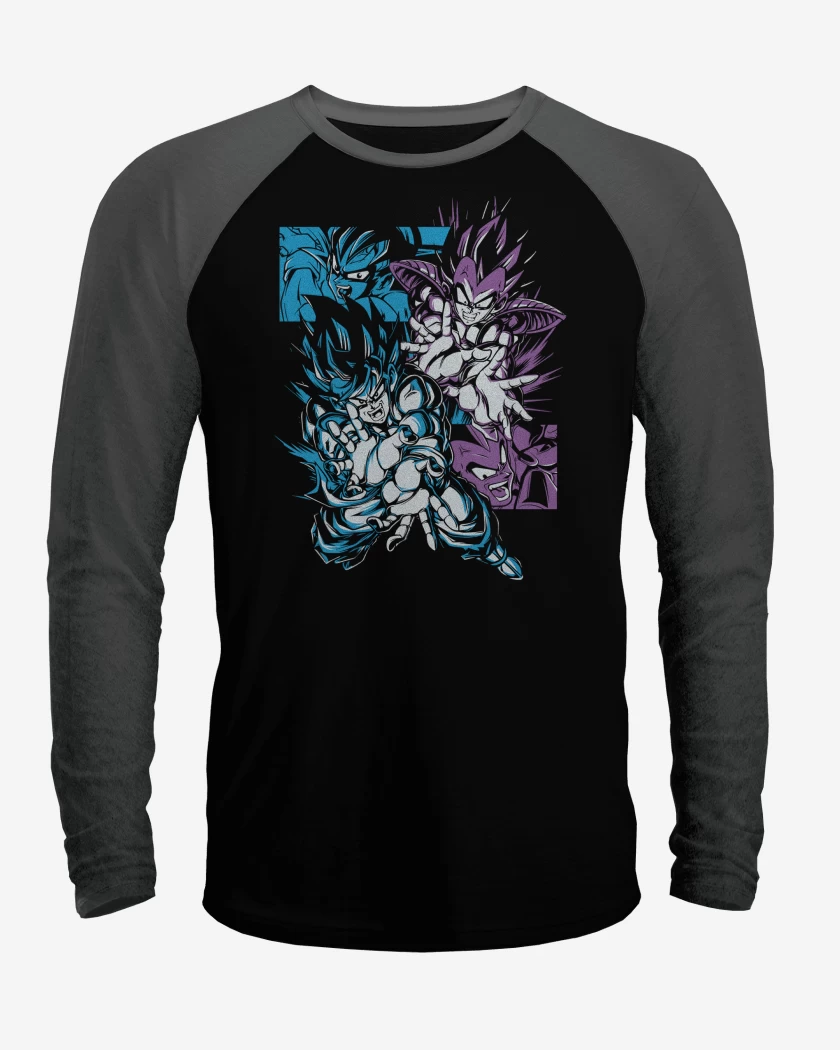 Polera Raglan Kamehame vs Galick Gun