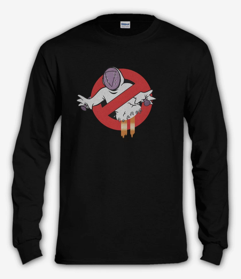 Polera manga larga Negro de Los Cazangeles