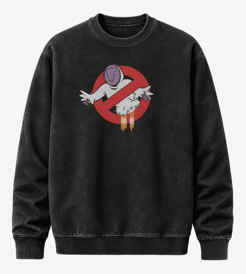 Poleron Polo Acid Wash Negro de Los Cazangeles