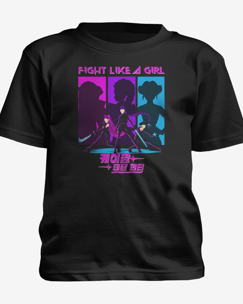 Polera de niño Negro de Fight Like a Girl