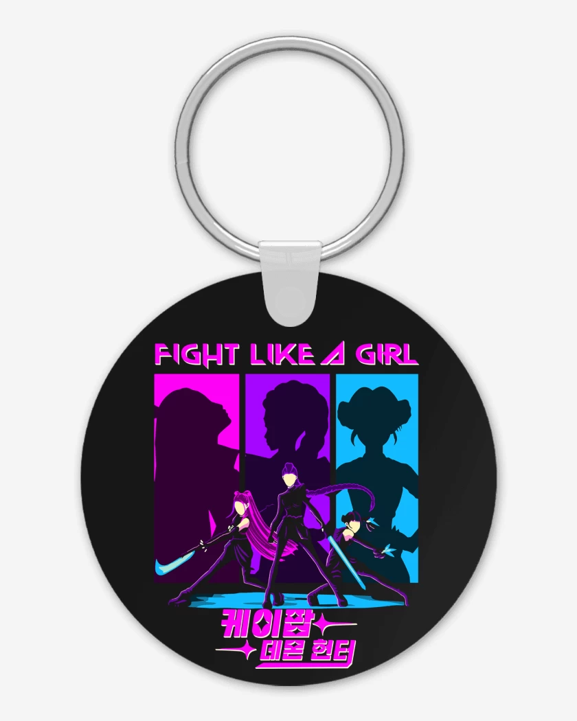 Llavero Fight Like a Girl