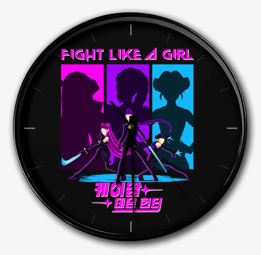 Reloj Negro de Fight Like a Girl