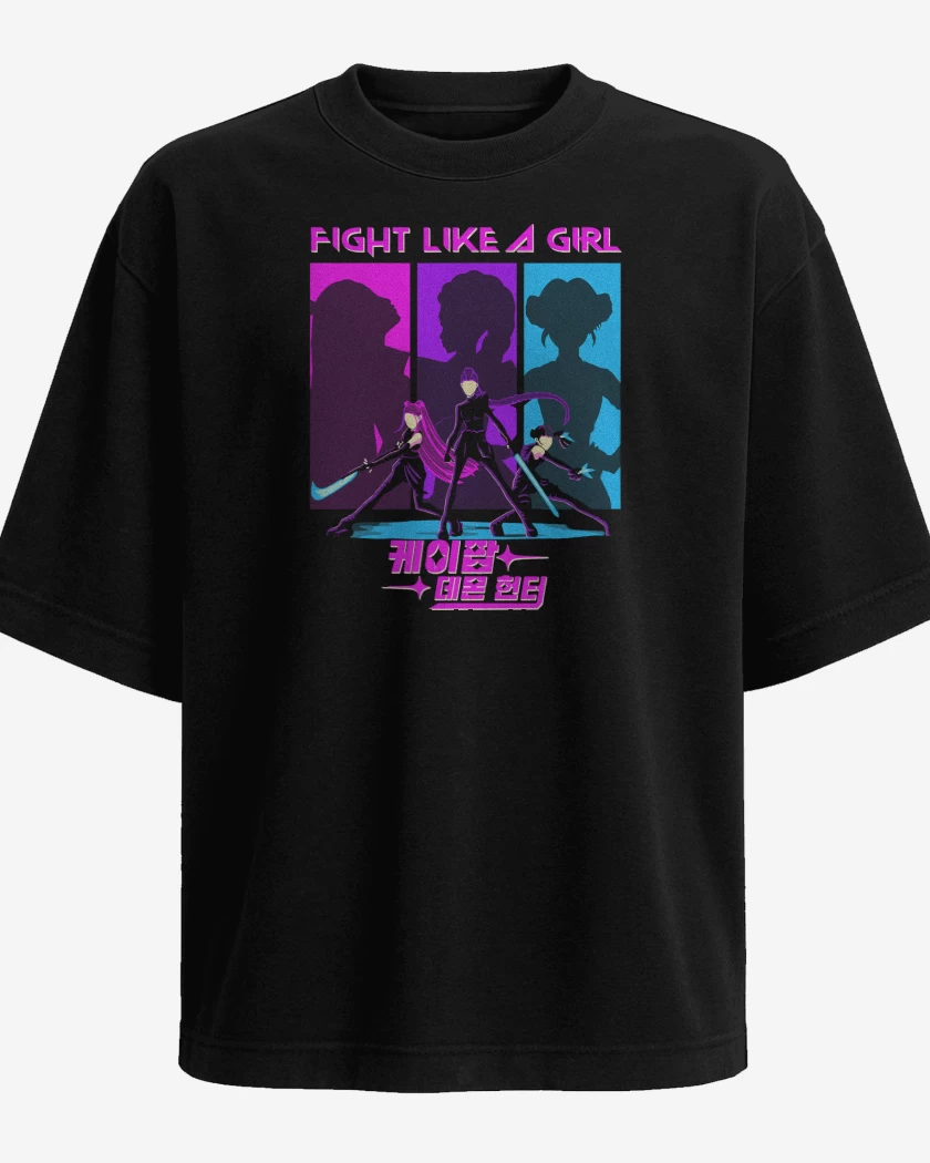 Polera Oversize Fight Like a Girl