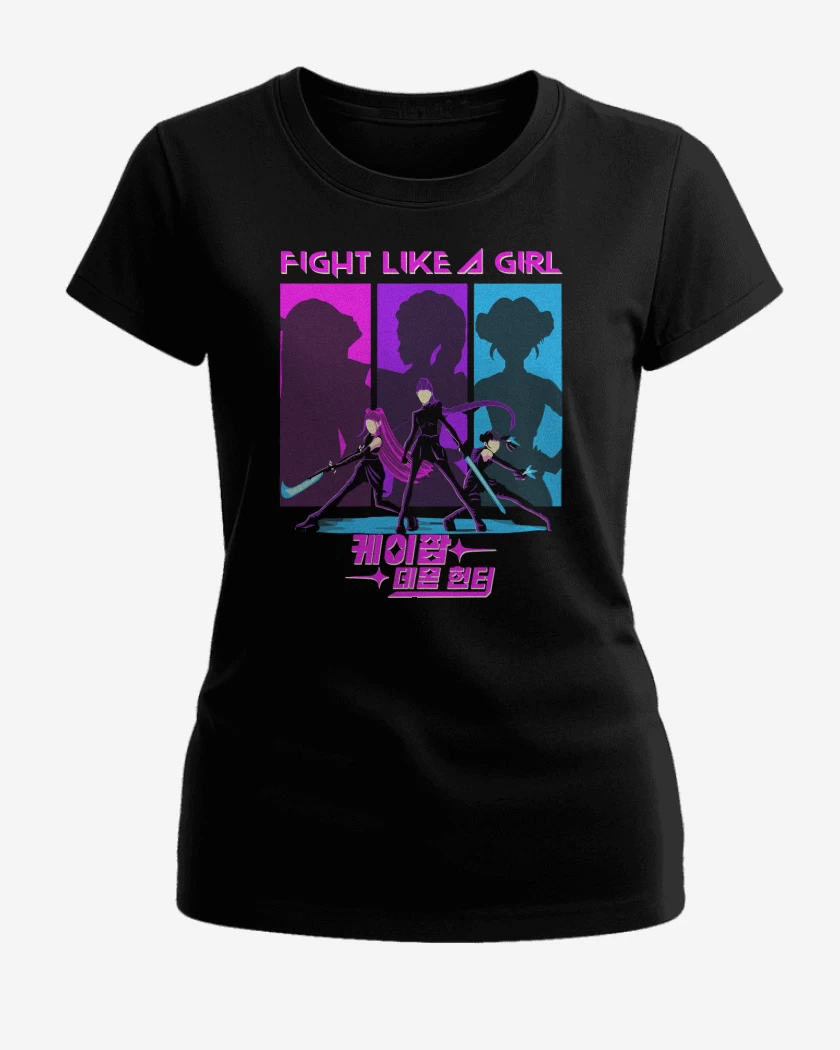 Polera de Mujer Negro de Fight Like a Girl
