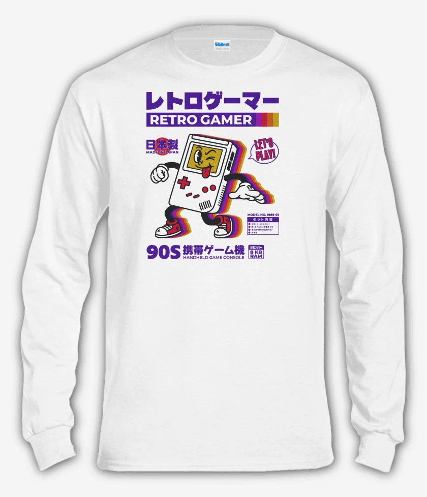 Polera manga larga RetroGamer