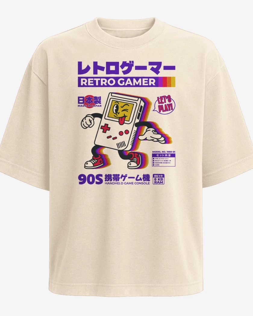Polera Oversize Beige de RetroGamer