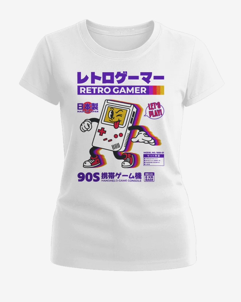 Polera de Mujer Blanco de RetroGamer