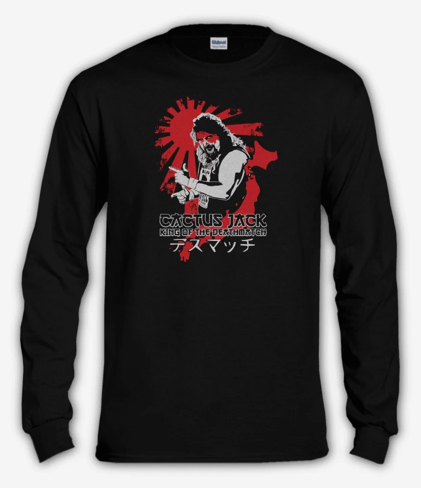 Polera manga larga Cactus Jack King of the Deathmatch