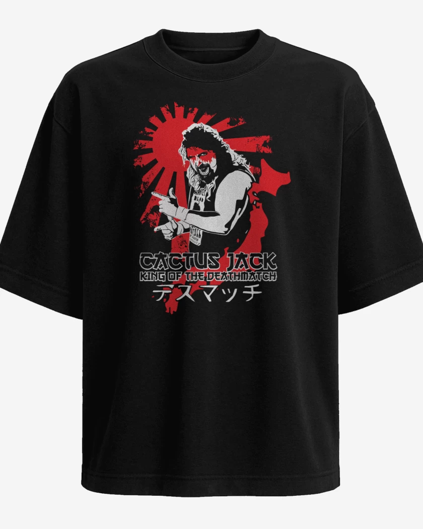 Polera Oversize Cactus Jack King of the Deathmatch