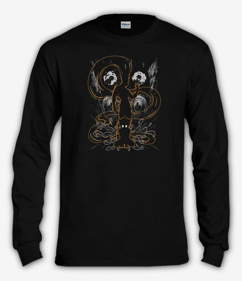 Polera manga larga Negro de Gon Freecss
