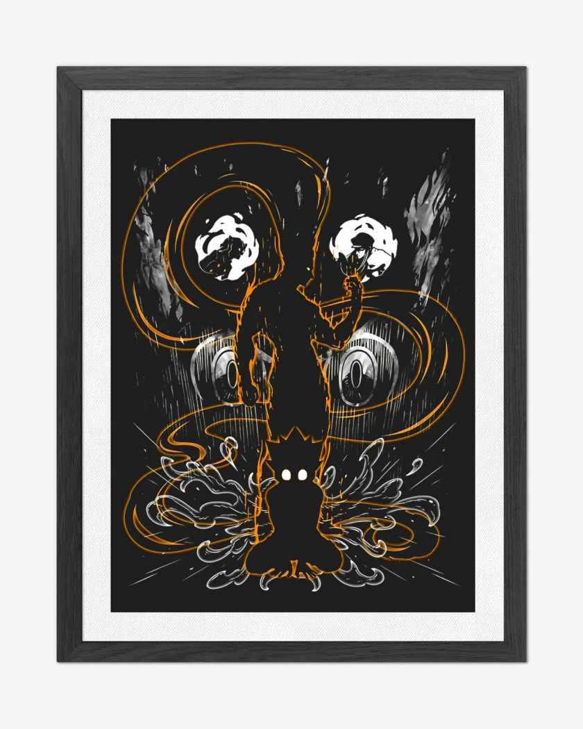 Cuadro decorativo Negro de Gon Freecss