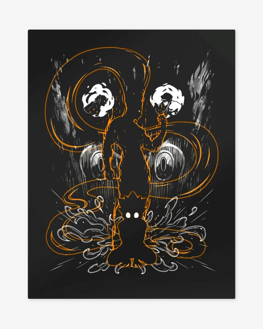 Print metalico Negro de Gon Freecss