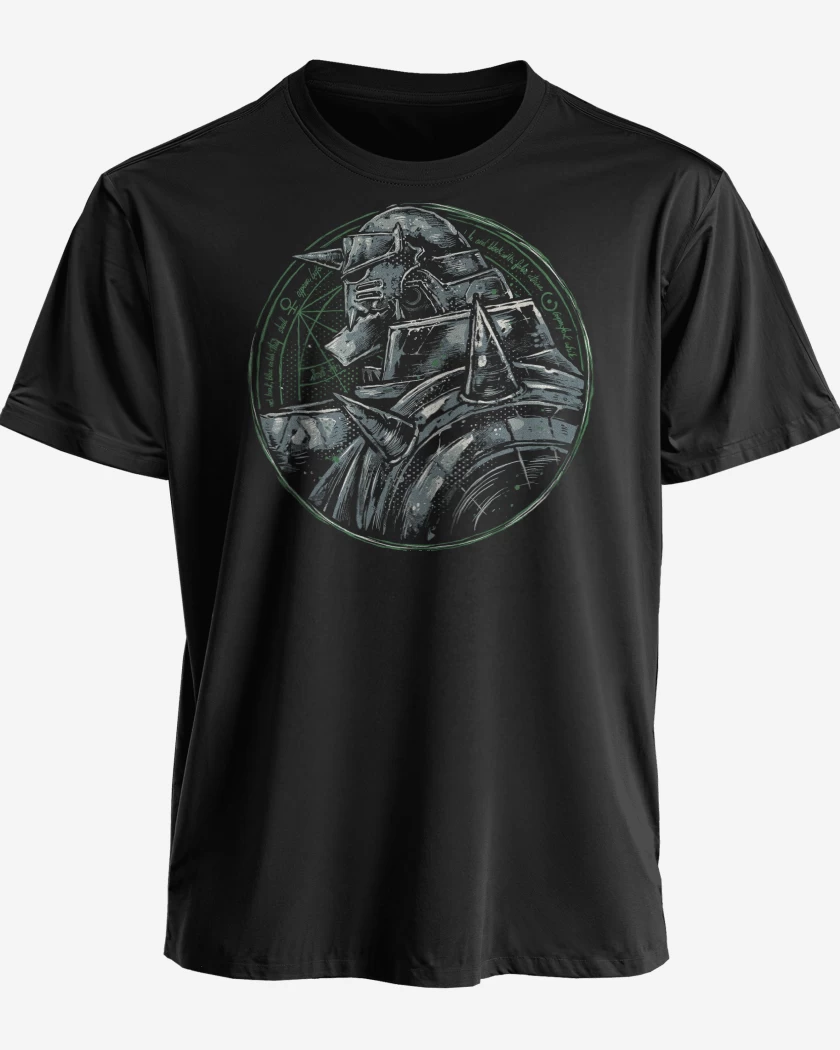 Polera premium Negro de Full Metal Alphonse 