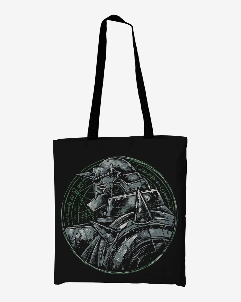 Totebag Negro de Full Metal Alphonse 