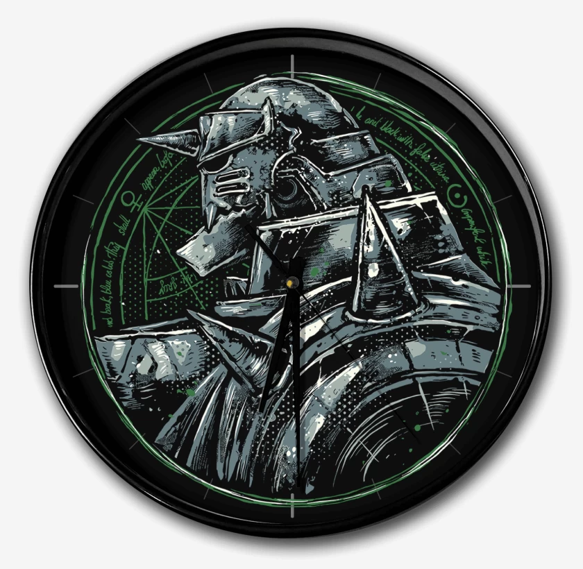 Reloj Negro de Full Metal Alphonse 