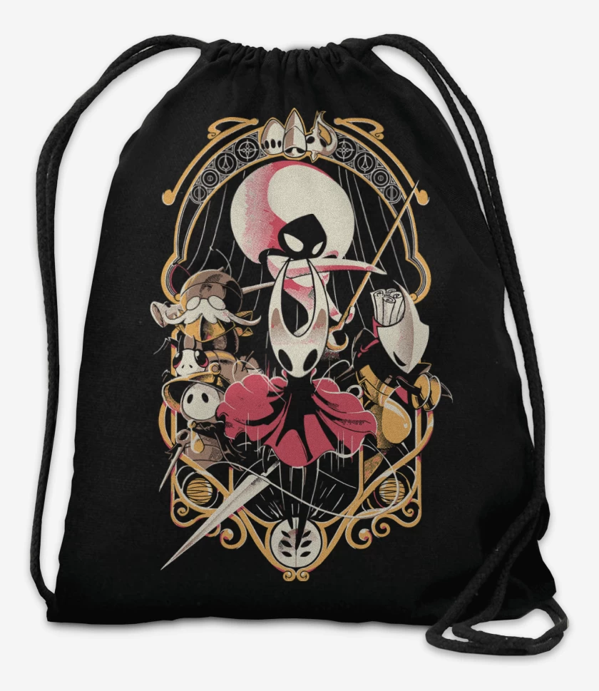 Mochila Negro de Hornet Silksong