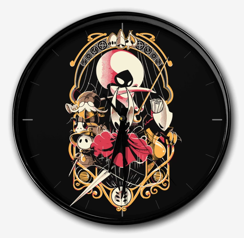 Reloj Negro de Hornet Silksong