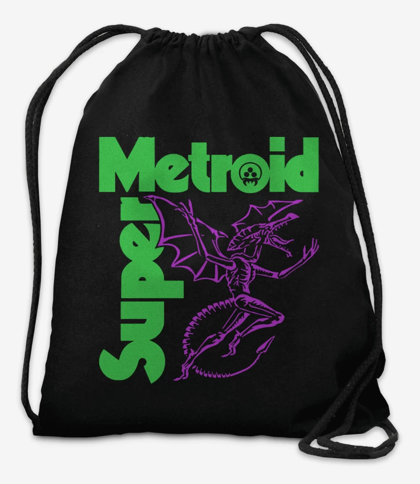 Mochila Negro de SUPER METROID SABBATH