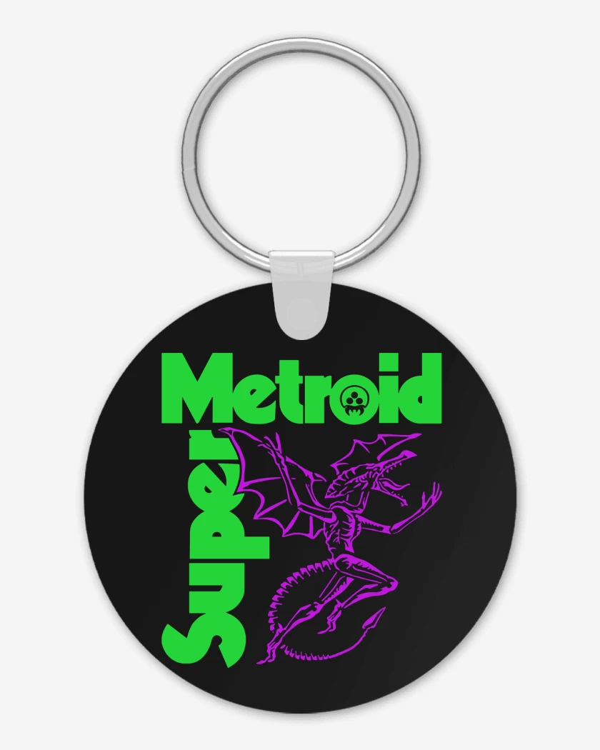 Llavero Negro de SUPER METROID SABBATH