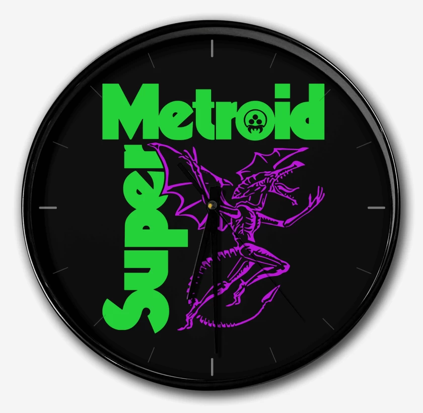 Reloj Negro de SUPER METROID SABBATH