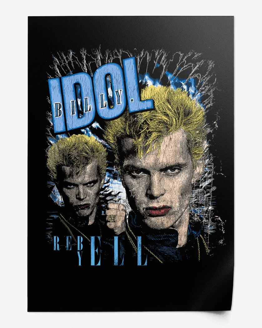 Print Billy Idon Rebel Yell