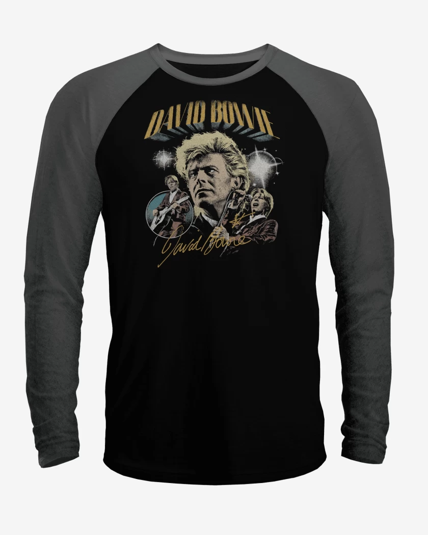 Polera Raglan David Bowie Starman 