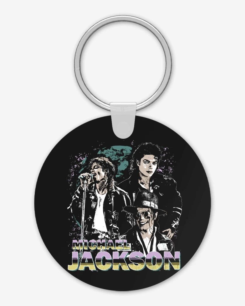 Llavero Negro de Michael Jackson King
