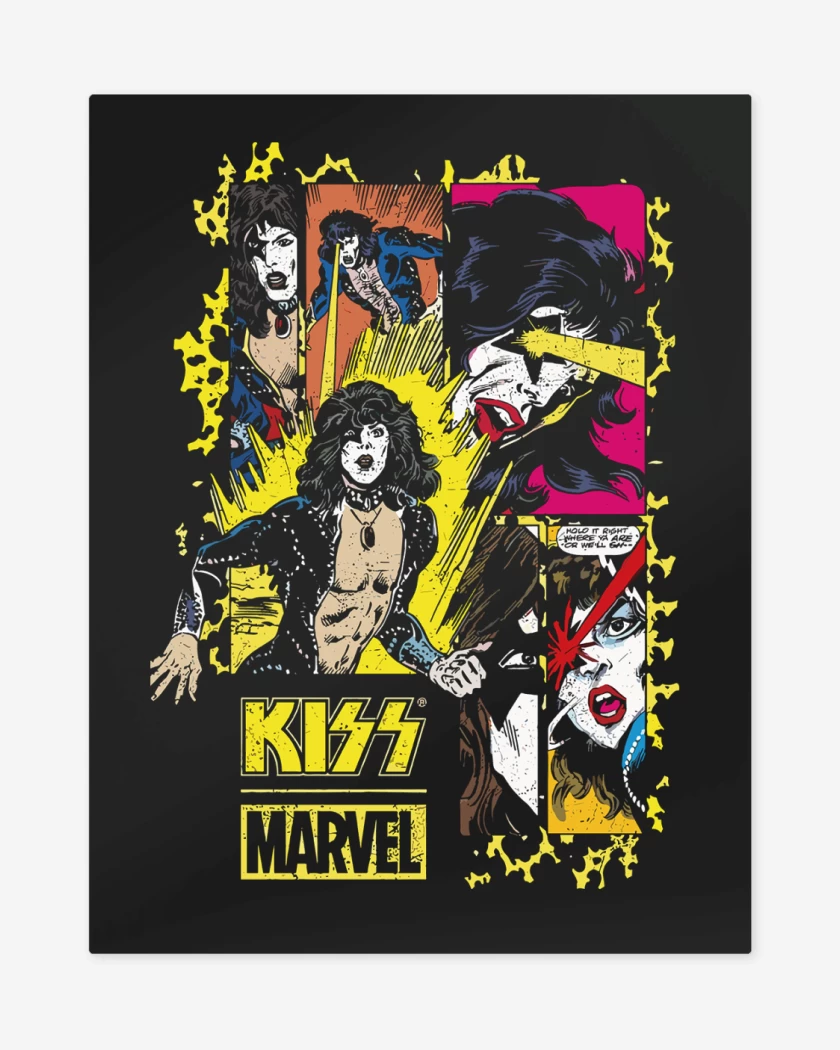 Print metalico Kiss Marvel