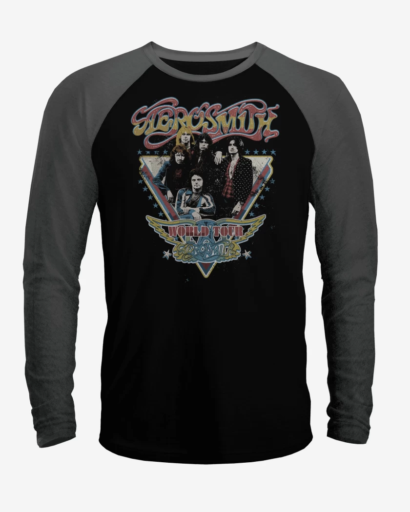 Polera Raglan Aerosmith Tour