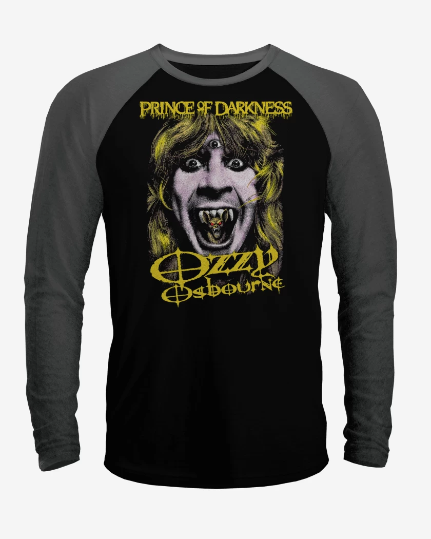 Polera Raglan Ozzy Prince of Darkness
