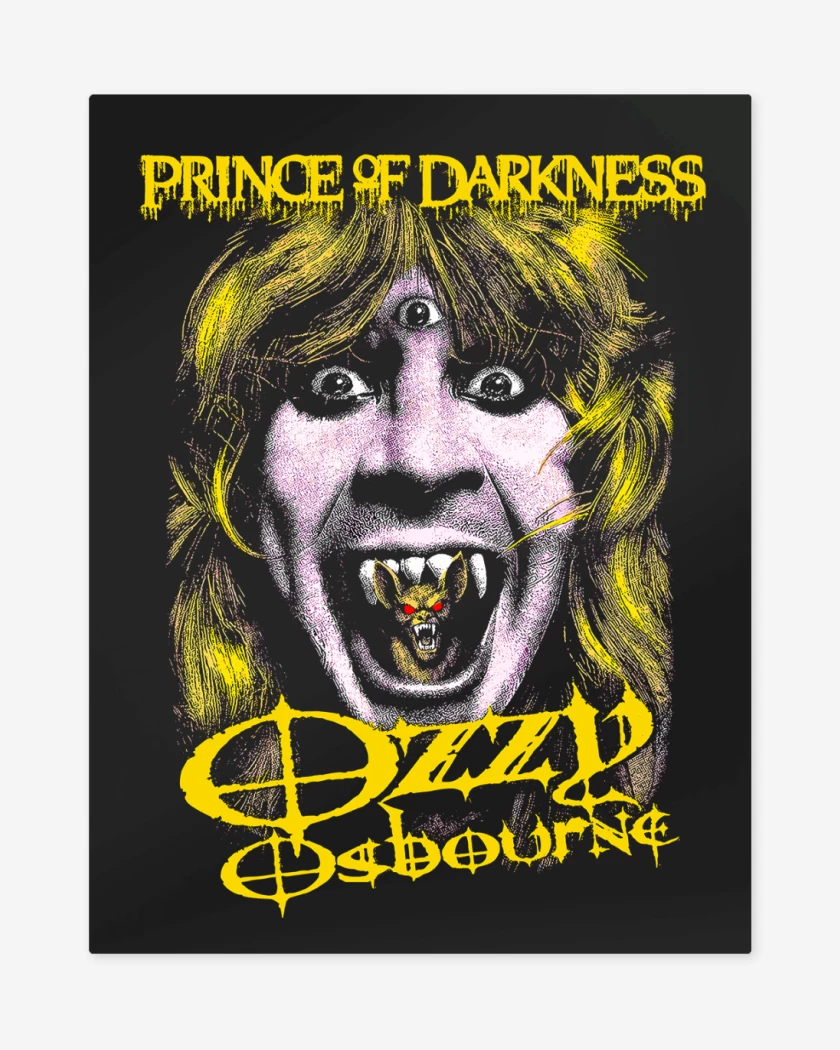 Print metalico Ozzy Prince of Darkness