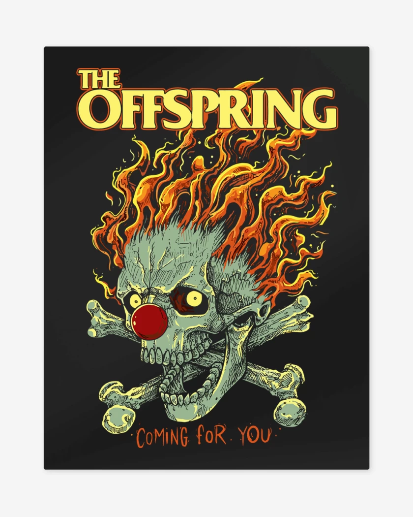 Print metalico The Offspring Coming For You