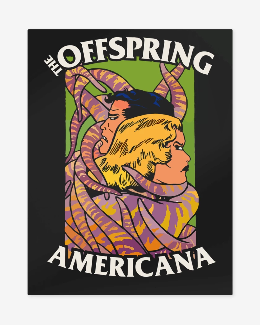 Print metalico Negro de Americana Offspring