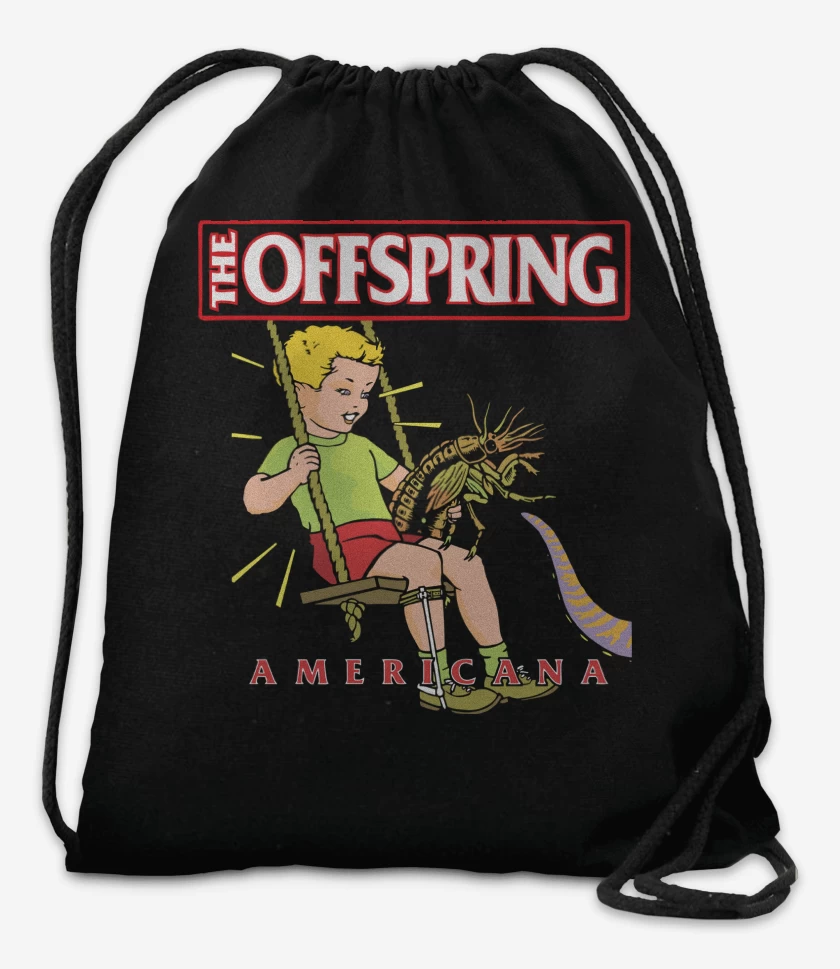 Mochila Negro de The Offspring Americana