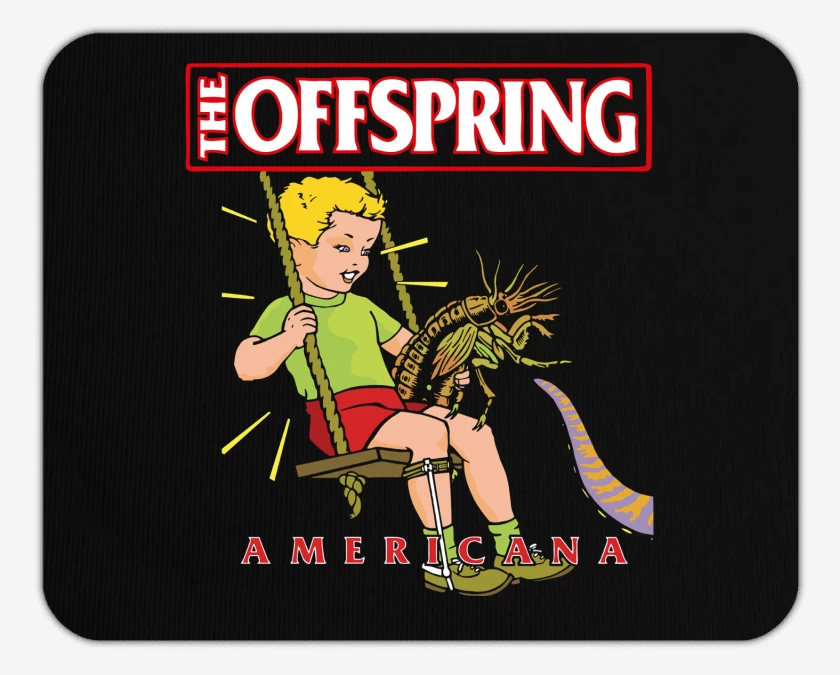 Mousepad Negro de The Offspring Americana