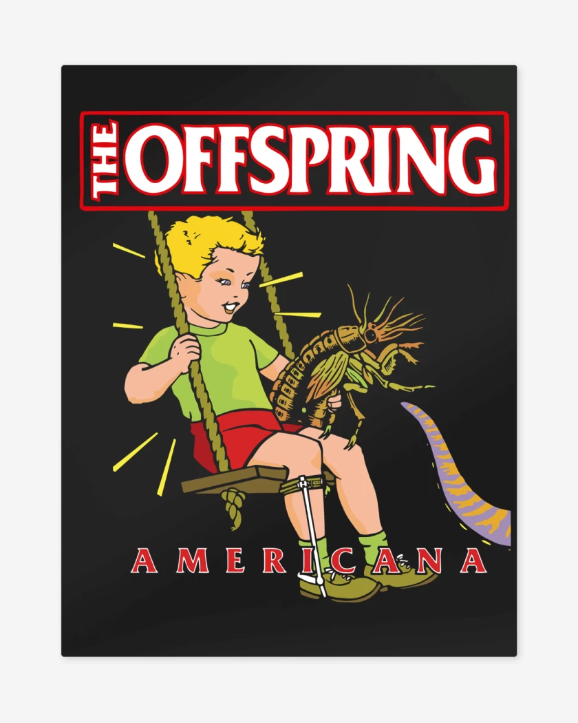 Print metalico The Offspring Americana